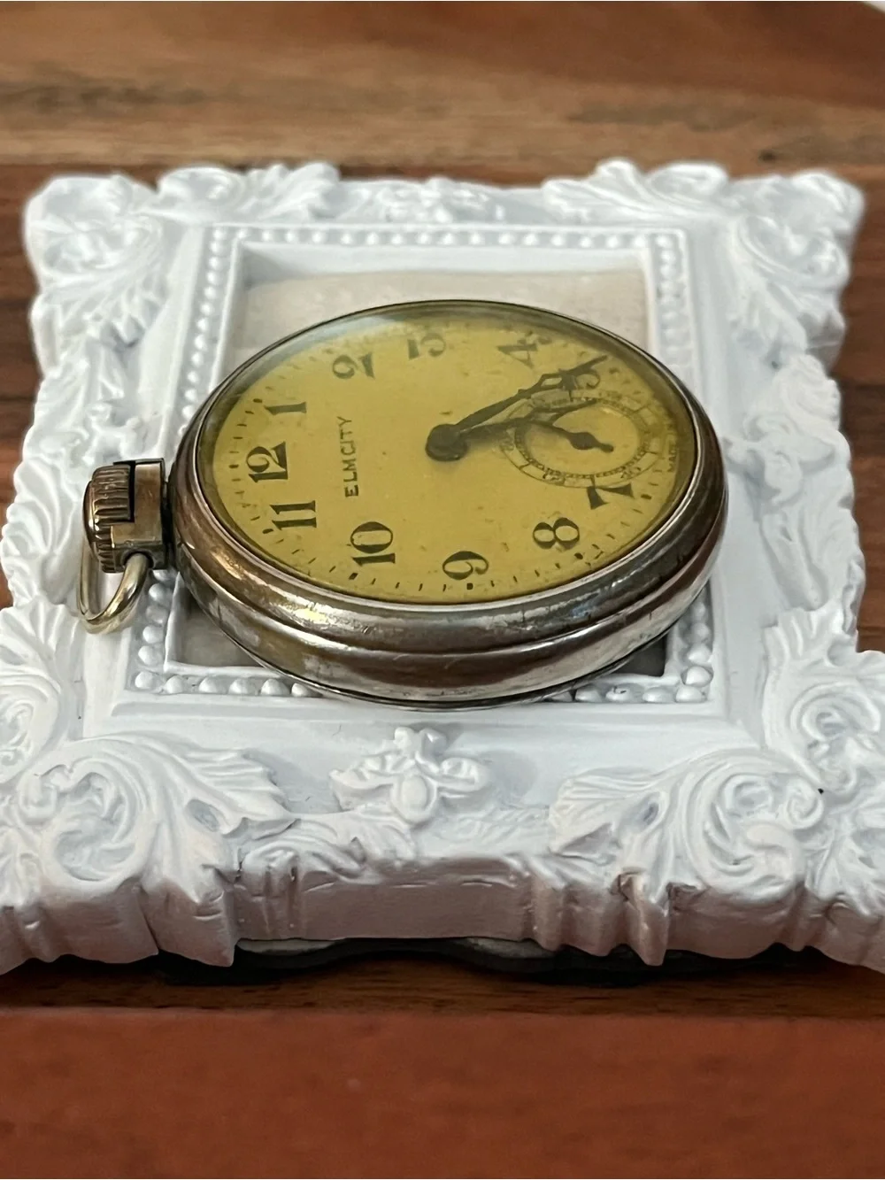 Antique Elm City New Haven Pocket Watch American Runs